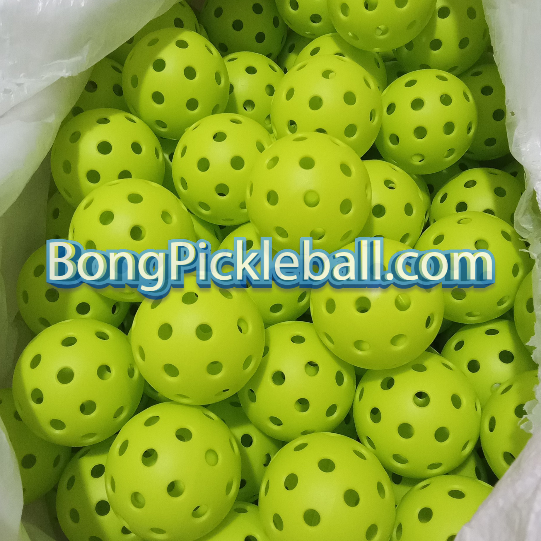 bóng pickleball xanh lá 40 lỗ _v bóng pickleball xanh lá 40 lỗ