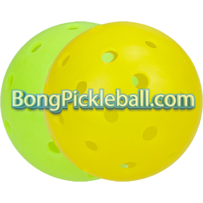 bóng đấu pickleball 40 lỗ - vàng - xanh lá
